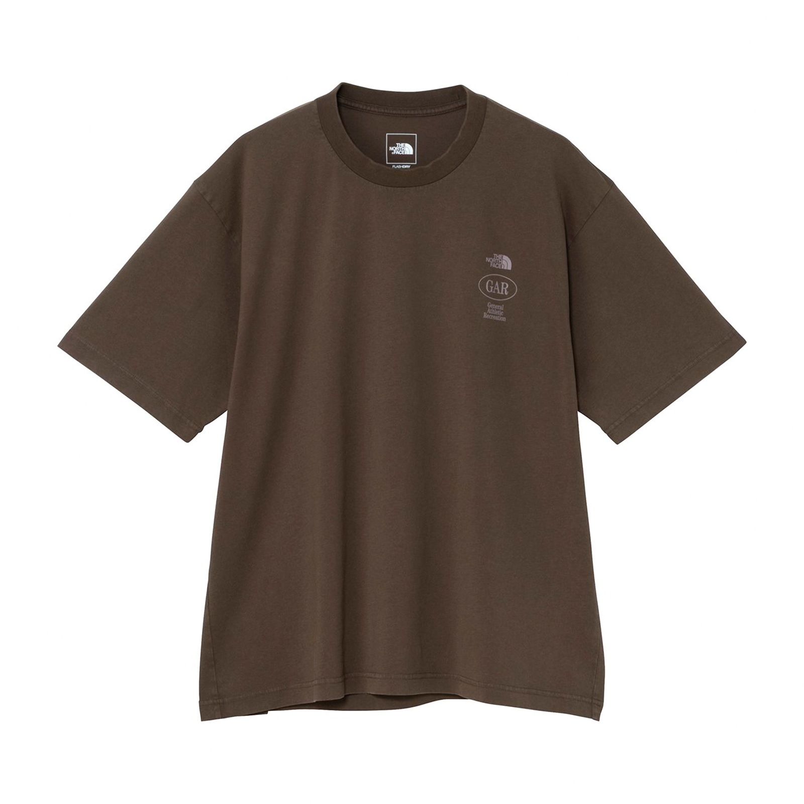 [当日出荷可] THE NORTH FACE GAR Smaller Typographic S/S Tee スレートブラウン [ザ・ノース・フェイス]