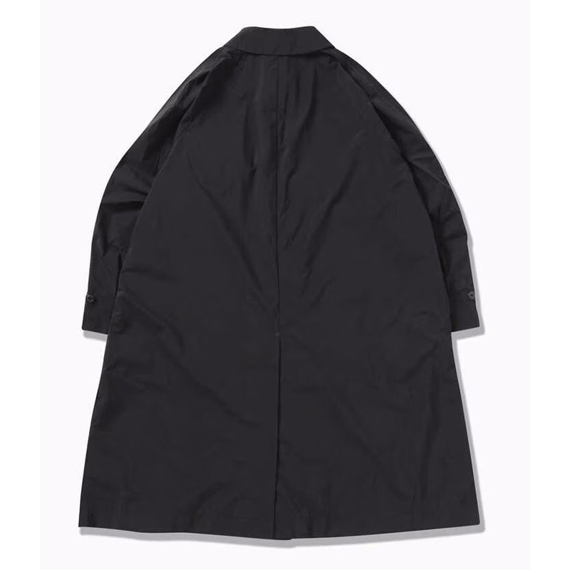 and wander water repellent light coat black [アンドワンダー]