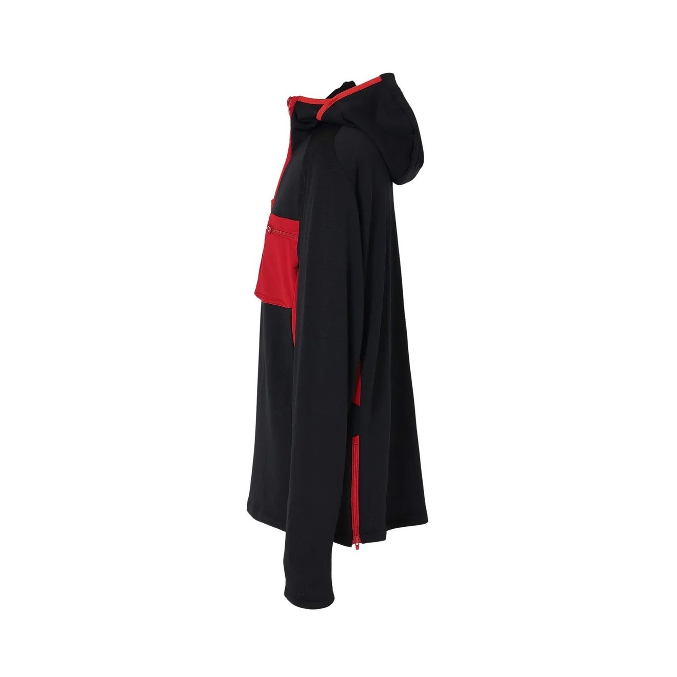 NANGA POLARTEC POWER GRID LEVEL3 TOPS BLK2（BLK×RED） [ナンガ]