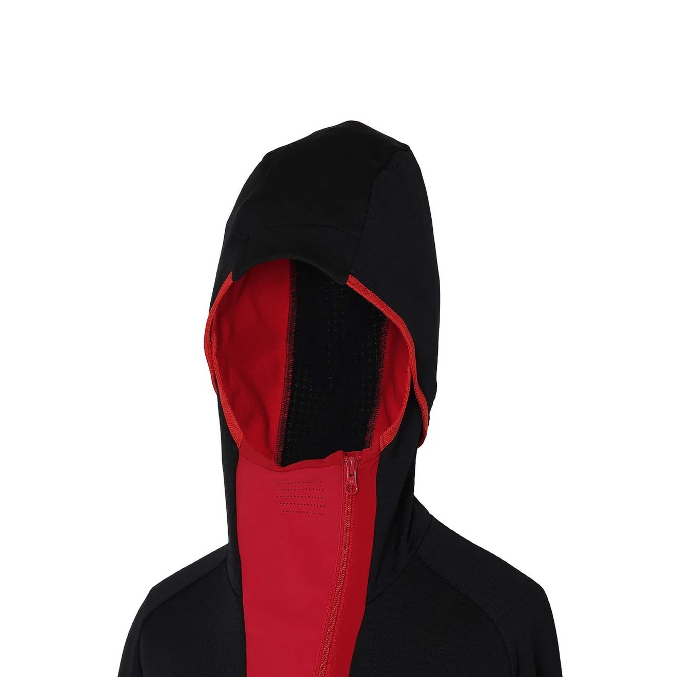 NANGA POLARTEC POWER GRID LEVEL3 TOPS BLK2（BLK×RED） [ナンガ]