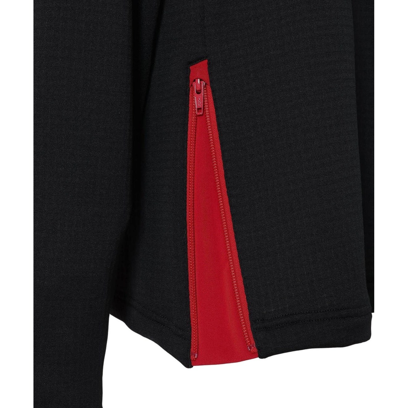 NANGA POLARTEC POWER GRID LEVEL3 TOPS BLK2（BLK×RED） [ナンガ]