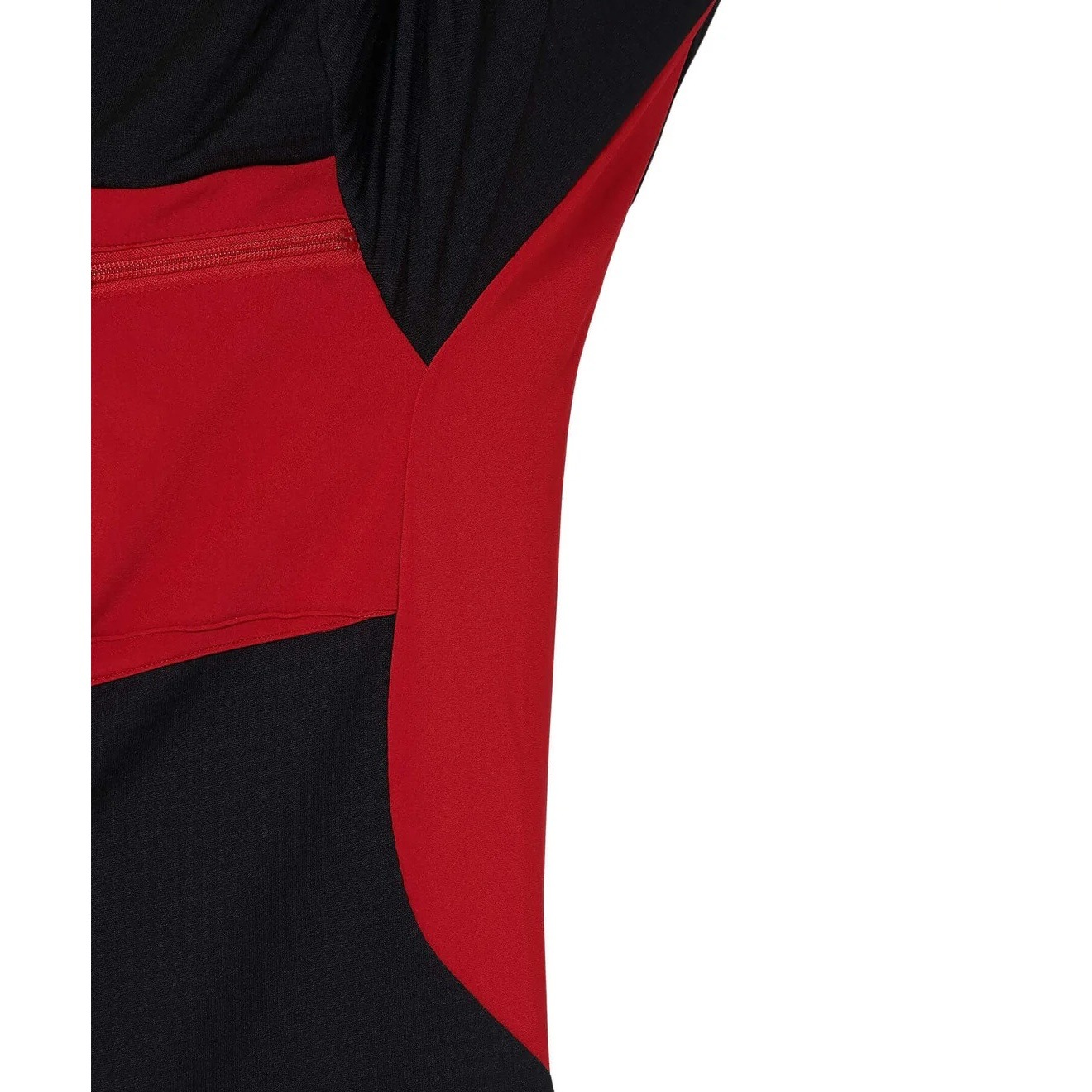 NANGA POLARTEC POWER GRID LEVEL3 TOPS BLK2（BLK×RED） [ナンガ]