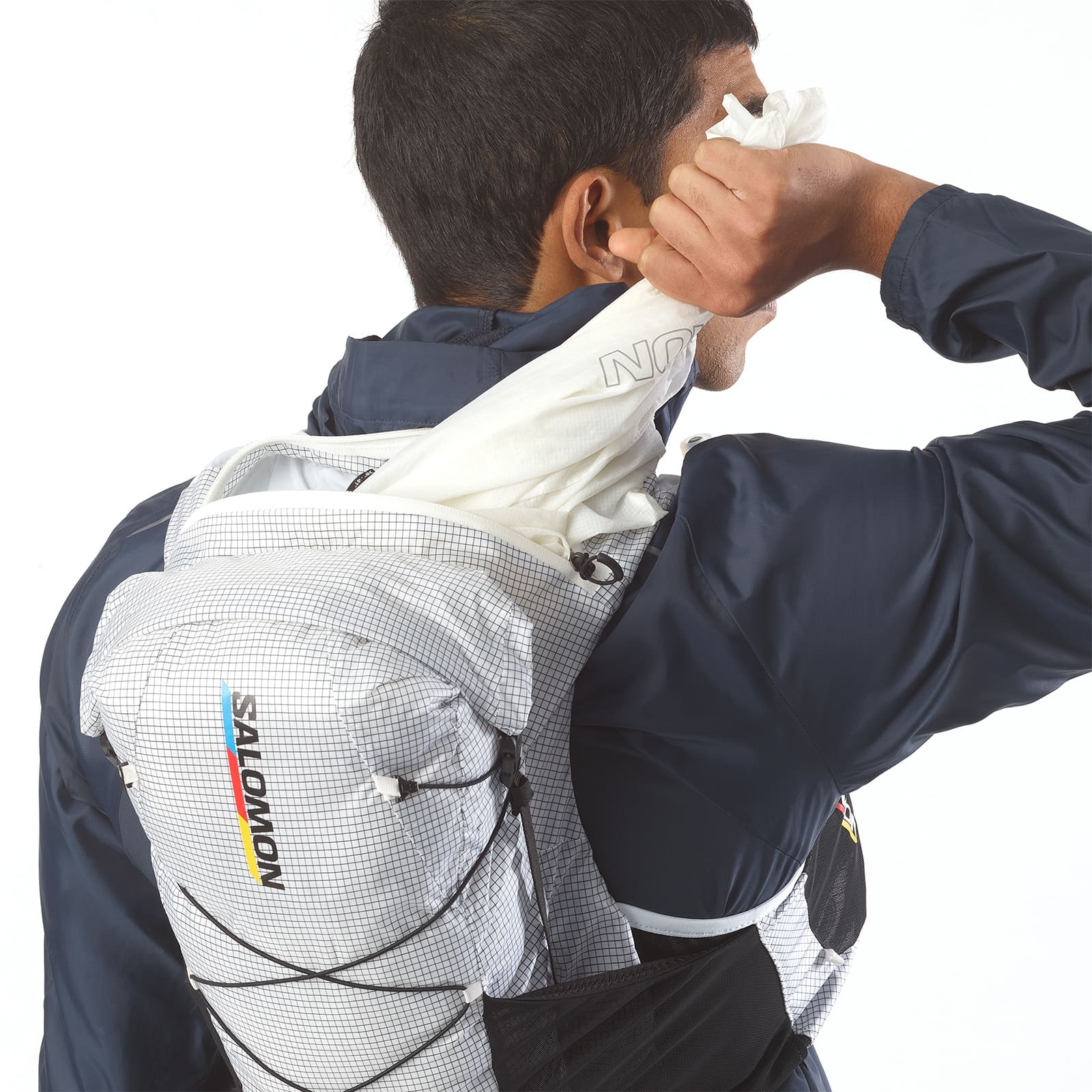 [最短当日出荷] SALOMON ADV SKIN CROSS SEASON RACE FLAG WHITE/BLACK [サロモン]