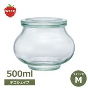 WECK �ǥ��������� 500ml �����å� WE-901 ����˥����� ��ʨ̩�ĤǤ��륬�饹��¸�� ̩���ƴ� �ե�M������ Deco shape �������᥵���� ��ʪ �����ҡ�Ʀ �ʥå� 