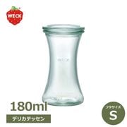 WECK �ǥꥫ�ƥå��� 180ml �����å� WE-995 ����˥����� ��ʨ̩�ĤǤ��륬�饹��¸�� ̩���ƴ� �ե�S������ Delikatessen �ɥ�󥯥ܥȥ� ����ե� �ǥ��� 