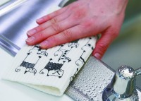 ふきん 台ふきん スポンジワイプ 布巾 水切りマット エコ 吸水 迷子のヒツジ メール便対応 キッチン 台拭き 自然素材 北欧 おしゃれ ベングト ロッタ WX151122 |キッチンクロス・ふきん|
