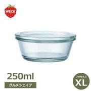 WECK ����᥷������ 250ml �����å� WE-750 ����˥����� ��ʨ̩�ĤǤ��륬�饹��¸�� ̩���ƴ� �ե�XL������ Gourmet shape ���饿�� ������ �����֥����� 