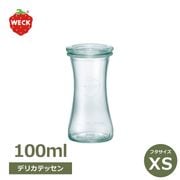WECK �ǥꥫ�ƥå��� 100ml �����å� WE-757 ����˥����� ��ʨ̩�ĤǤ��륬�饹��¸�� ̩���ƴ� �ե�XS������ Delikatessen ������ �������� ���ꤪ�ۻ� 