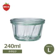 WECK �������� 240ml �����å� WE-568 ����˥����� ��ʨ̩�ĤǤ��륬�饹��¸�� ̩���ƴ� �ե�L������ Kouglof ���� ���� ���̥� �ХХ��� ������ �������� 