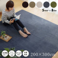 ラグ カーペット ピオニー 200×300cm 4畳 長方形 絨毯 洗える 抗菌 防臭 無地 アースカラー シンプル おしゃれ 軽量 滑り止め加工 イケヒコ ikehiko 送料無料 |Ｉ|ブランドF