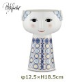 花瓶 おしゃれ フラワー ポット ベース ブルー 青 北欧 インテリア 18.5cm デコール DECOR エヴァ EVA BJORN WIINBLAD ビヨン ヴィンブラッド ギフト 56511 ラ