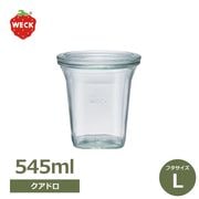 WECK �����ɥ� 545ml �����å� WE-747 ����˥����� ��ʨ̩�ĤǤ��륬�饹��¸�� ̩���ƴ� �ե�L������ Quadoro �ͳѤ� �������᥵���� ��ʪ �����ҡ�Ʀ �ʥå� 