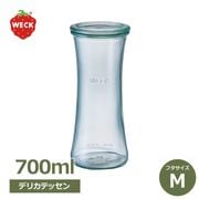 ���饹 �ƴ� WECK 700ml �ե� M������ ����˥����� �����å� WE-758 �ԥå��㡼 �������� �ɥ��� �ѥ��� ��ʪ ��Ǽ ���å��� ���� ���ꥢ Ʃ�� �ǥꥫ �ƥå��� �ɥ�å��� 