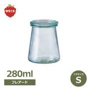 ���饹 �ƴ� WECK 280ml �ե� S������ ����˥����� �����å� WE-560 �������� Ʃ�� ���ꥢ ���塼�� ���㡼 �ԥå��㡼 ���å� ���å� ���饹 ������� ��ʪ 