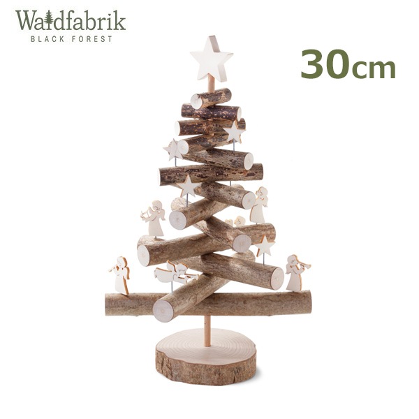 木製クリスマス飾り 約30cm クリスマス ツリー 高さ30cm 飾り 卓上 おしゃれ 北欧 木製 シンプル