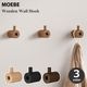 եå  ɳݤ ϥ󥬡 MOEBE ࡼ   եå wooden wall hook ɥ  Ǽ  ̵ ̲  ץ   ֥å åԥб 