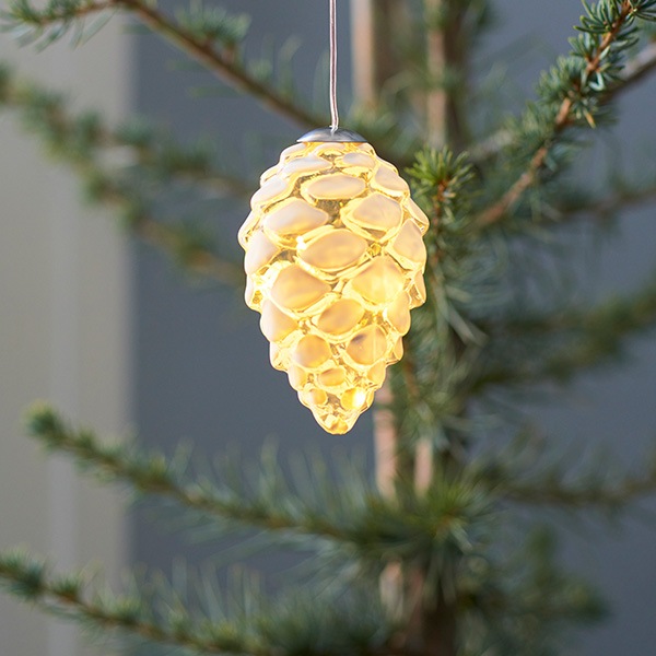 ���ꥹ�ޥ��ĥ꡼ LED�饤�� ���ꥹ�ޥ������ʥ��� ���� �ž� ���ܤä��� �饤�� H8cm �̲� ���饹 ������� ����ƥꥢ SIRIUS Celina Cone Snowy 56550 ����̵�� ��åԥ��б� 