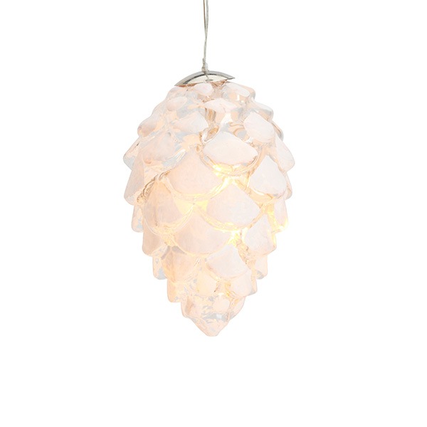 ���ꥹ�ޥ��ĥ꡼ LED�饤�� ���ꥹ�ޥ������ʥ��� ���� �ž� ���ܤä��� �饤�� H8cm �̲� ���饹 ������� ����ƥꥢ SIRIUS Celina Cone Snowy 56550 ����̵�� ��åԥ��б� 