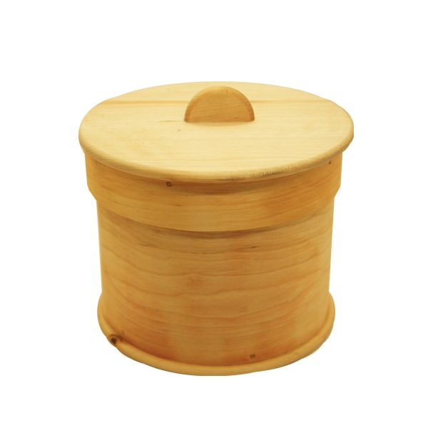 フタ付き サークル バスケット 北欧 木製 スカンジナビスク ヘムスロイド Skandinavisk Hemslojd 711 0102 可愛い おしゃれ ナチュラル 小物入れ 手作り Viewgarden