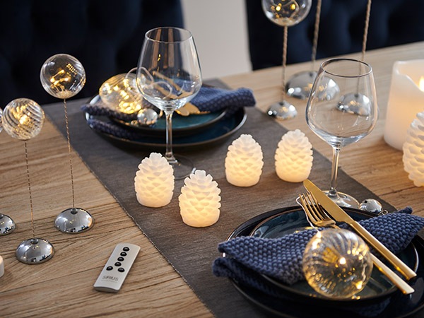 �ơ��֥� ���� �饤�� ���ܤä��� ��ʪ�Υ����Ǻ��줿 LED �����ɥ� H7cm 4�ĥ��å� ������� ����ƥꥢ �����ʥ��� Ϲ �ۥ磻�� SIRIUS Clara 13103 ����̵�� ��åԥ��б� 