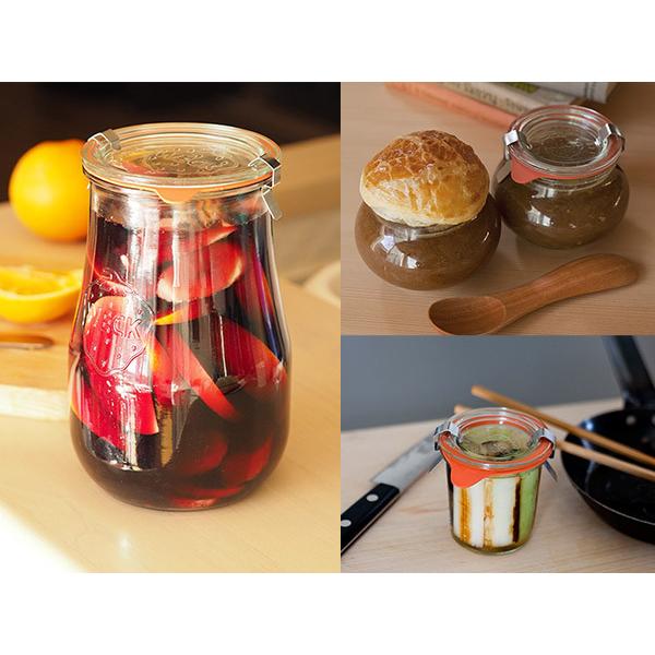 weck �ѥå��� �����å� ������10�ĥ��å� ����ѥå��� ����˥����� M������ WE 002 WECK �᡼���� �б� ��¸�� ���饹 weck�� ��¸�ƴ� ̩���� ��¸ 