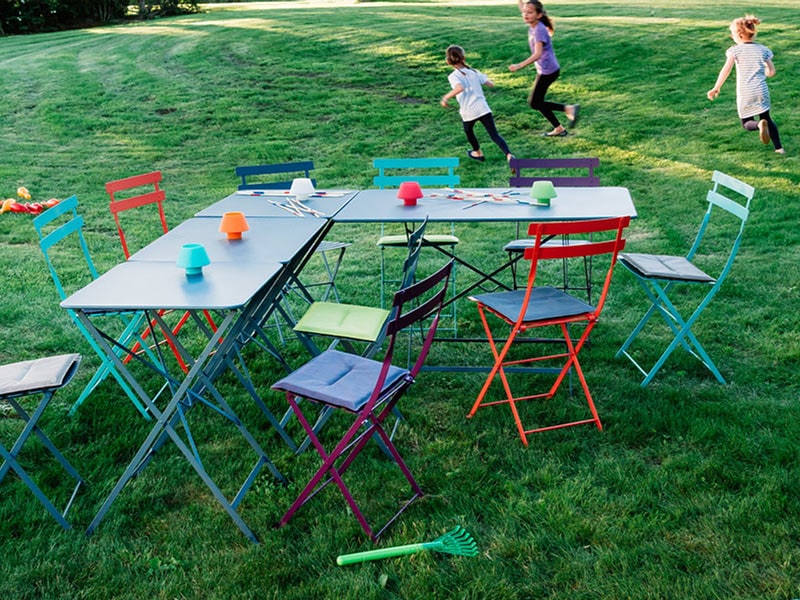 �����ǥ�ơ��֥� �����ǥ�ե��˥��㡼 �����ơ��֥� �ե����� �ӥ��ȥ� �饦��� �ơ��֥� 60cm �ޤꤿ���� �ݥơ��֥� ���ե� ������� �� Fermob bistro ����̵�� 