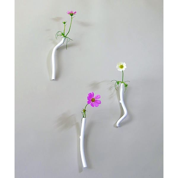 一輪挿し おしゃれ 陶器 花瓶 花器 フラワーベース Neo I ネオジム 磁石 付き 一輪挿し ネオプラス セラミックジャパン 小松誠 Ne 3 日本製 壁掛け シンプル Viewgarden