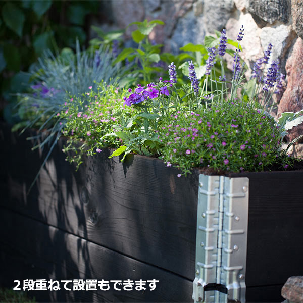 レイズドベッド ガーデン ボックス 10 ナチュラル 庭 家庭菜園 枠 花壇 園芸 畑 囲い フレーム 木製 日本国産 木材 高さcm Diy おしゃれ エープラスデザイン Viewgarden