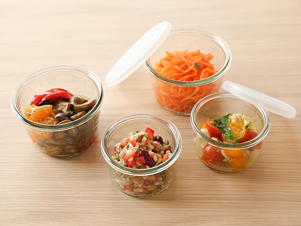 weck giftbox ���ե� �ܥå��� �⡼��� 170ml 300ml 4�� ���å� �����å� S217 ����֤� ������ �ƴ� ���� ���ȥå��� ���饹 ������� ���å��� ��¸ �� ̩�� ����̵�� 