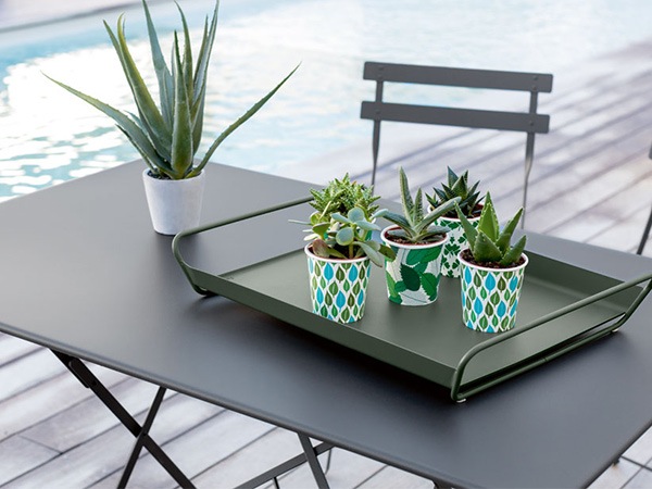 ������ �������� �ơ��֥� 57H Fermob bistro �ե����� �ӥ��ȥ� �⤵ 74cm �ޤꤿ���� ���顼 ��4�� �᥿�� �������� �����ǥ� �� ����̵�� 