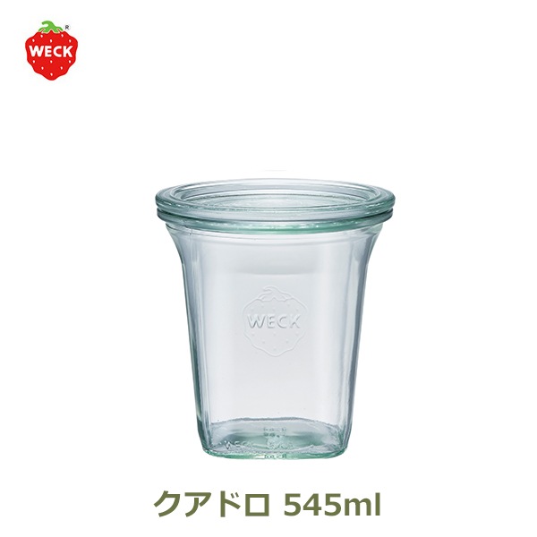 weck ˥ ɥ 545ml ¸ ݴ ƴ 饹  Ǯ ӵ å   Ĵ̣  å QUADORO ͳ ե L б WE-747