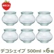 WECK �ǥ��������� 500ml ������6�ĥ��å� WE-901 �ե�M������ �����å� DECO SHAPE ����˥����� ���饹 ̩�� ��¸�� ����̵�� 