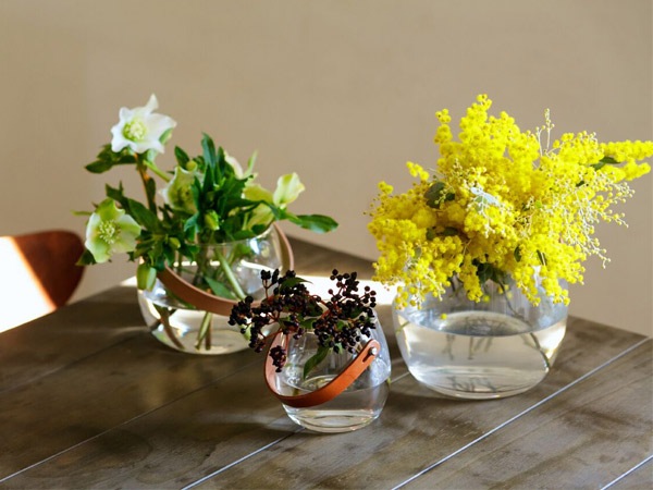 �ۥ�६���� �ե� �١��� ���� ���饹 �ݥå� 10cm �ܥ��� ���ꥢ Ʃ�� �̲� ����ƥꥢ ����ץ� �ʥ����� HOLMEGAARD DESIGN WITH LIGHT 4343516 ��åԥ��б� 