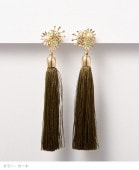 フラワータッセルイヤリング/ピアス