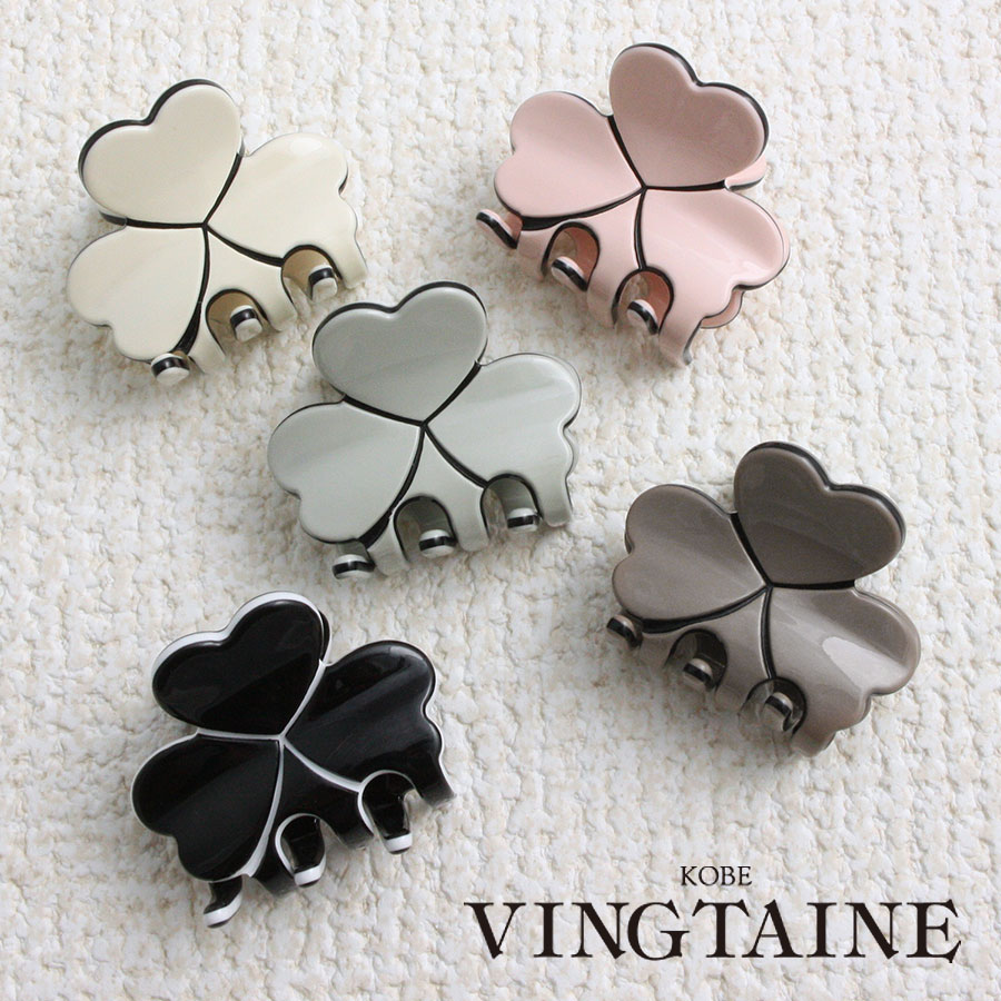 クローバーミニバンスクリップ H-839 | ヘアアクセサリー,バンス