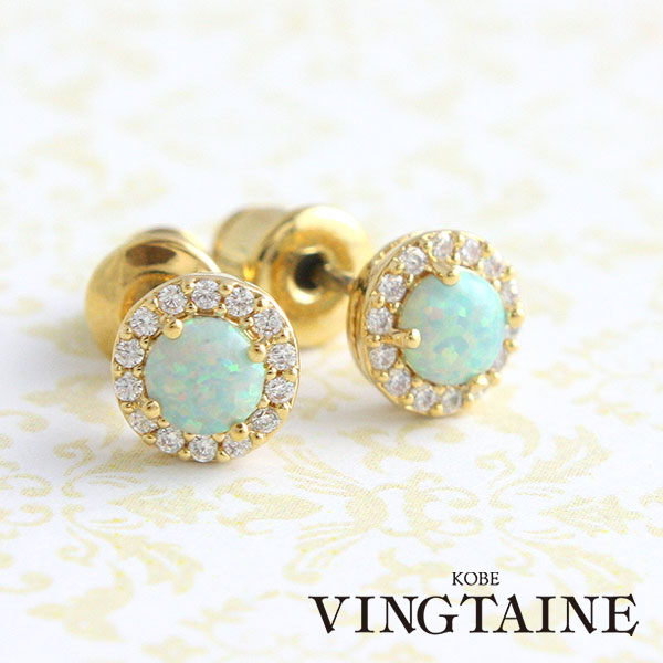 一粒オパールピアス イヤリング P1302 | すべての商品 | ヴァンテーヌ