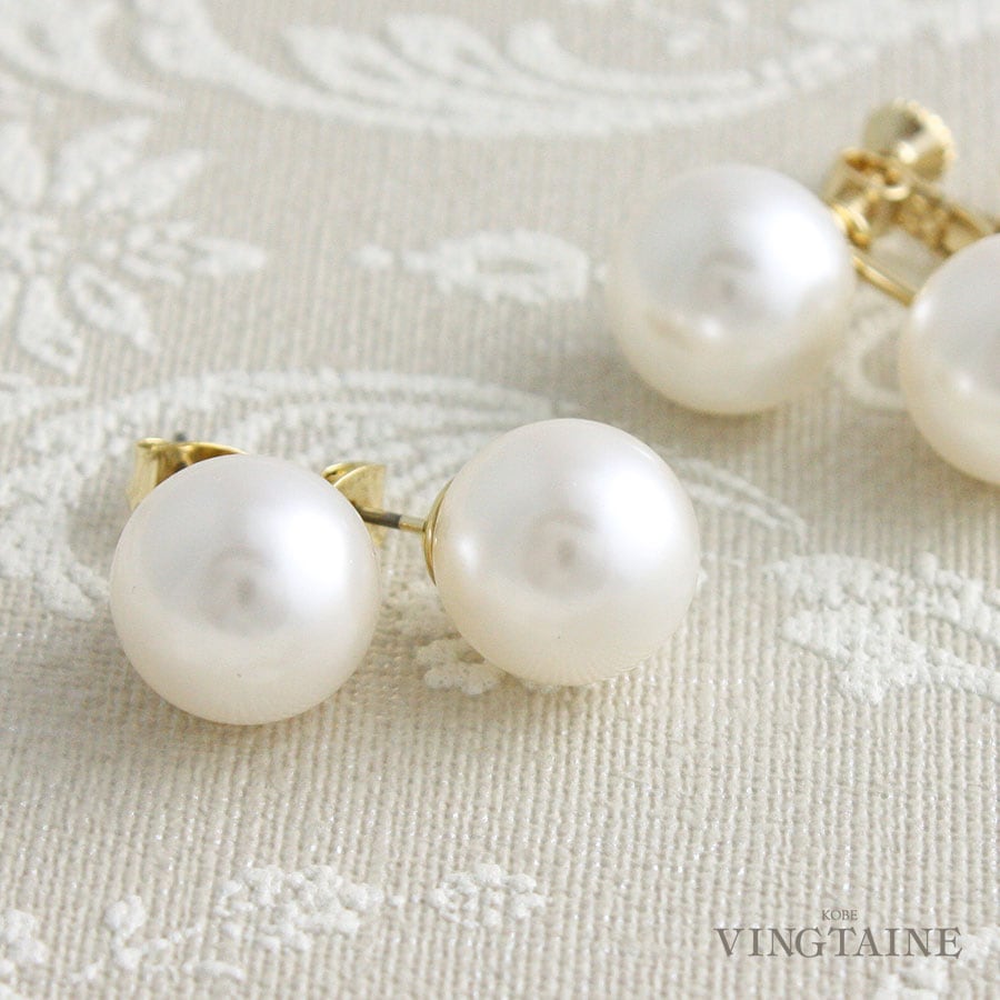 スワロフスキー パール ピアス 両耳 スワロフスキーパールピアス イヤリング（10mm） P1340 | すべての商品