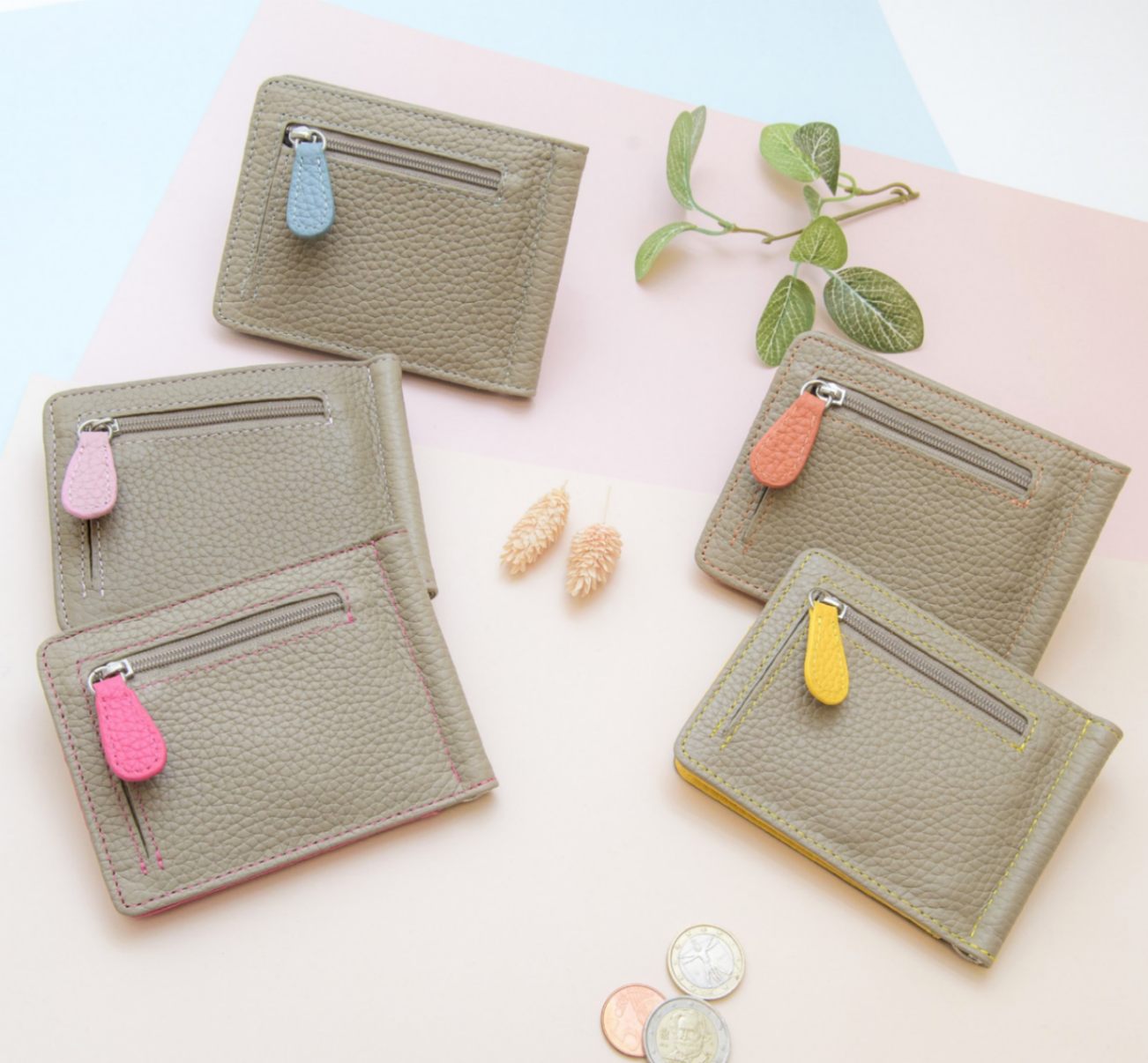 クレメンティンカリフォルニア レザーケース付詰め替え可能 ❣️レザー