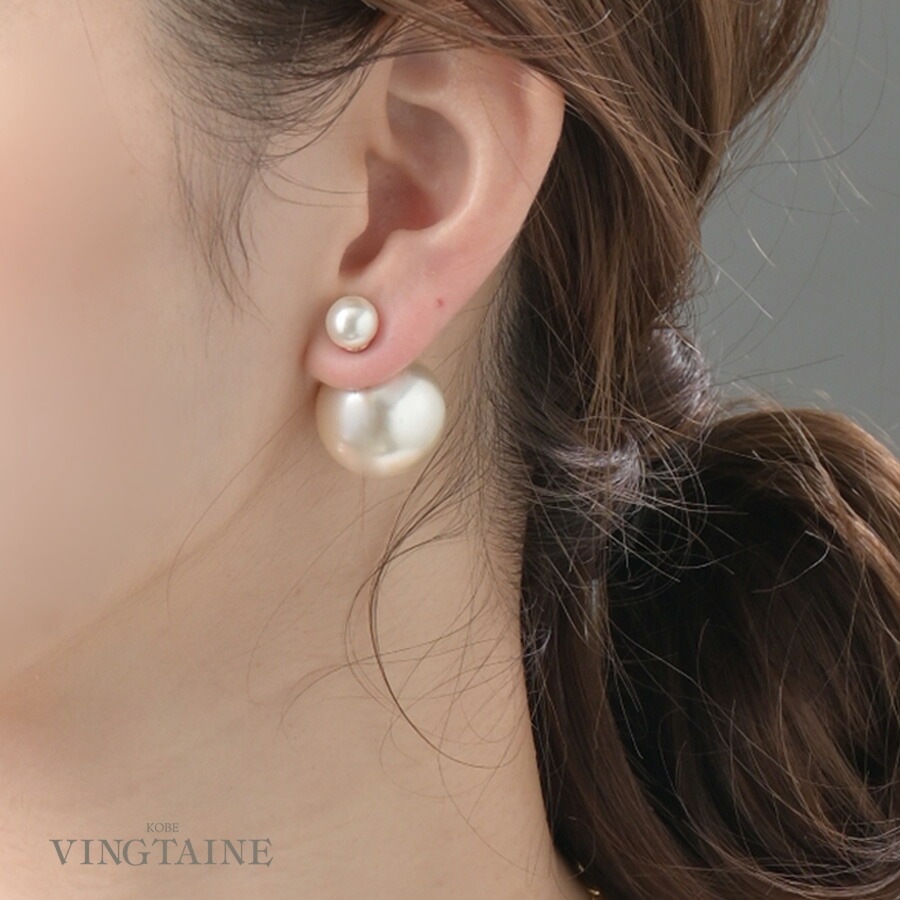 e.m.ピアス　3点セット　花　パール　美品　ビンテージ LE-AP192-1.jpg?crop=center&