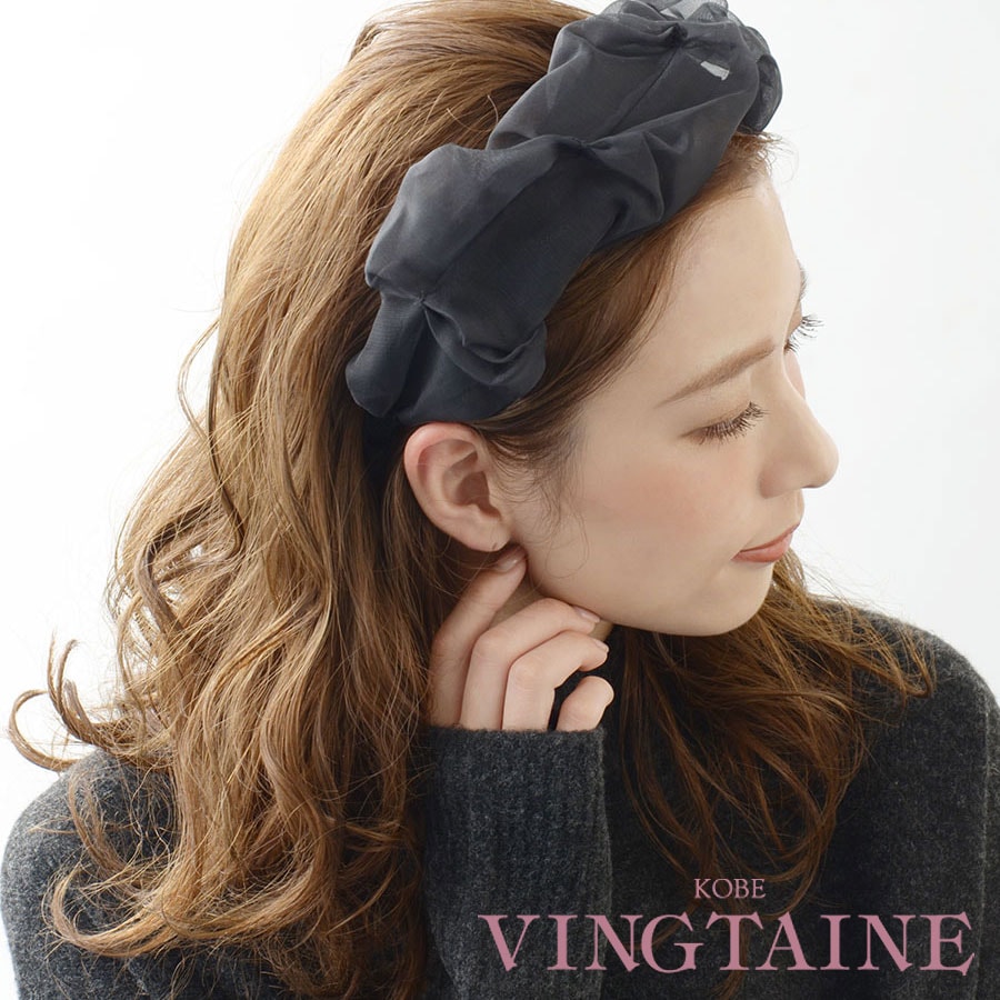 ボリュームシフォンカチューシャ HK-231 | ヘアアクセサリー