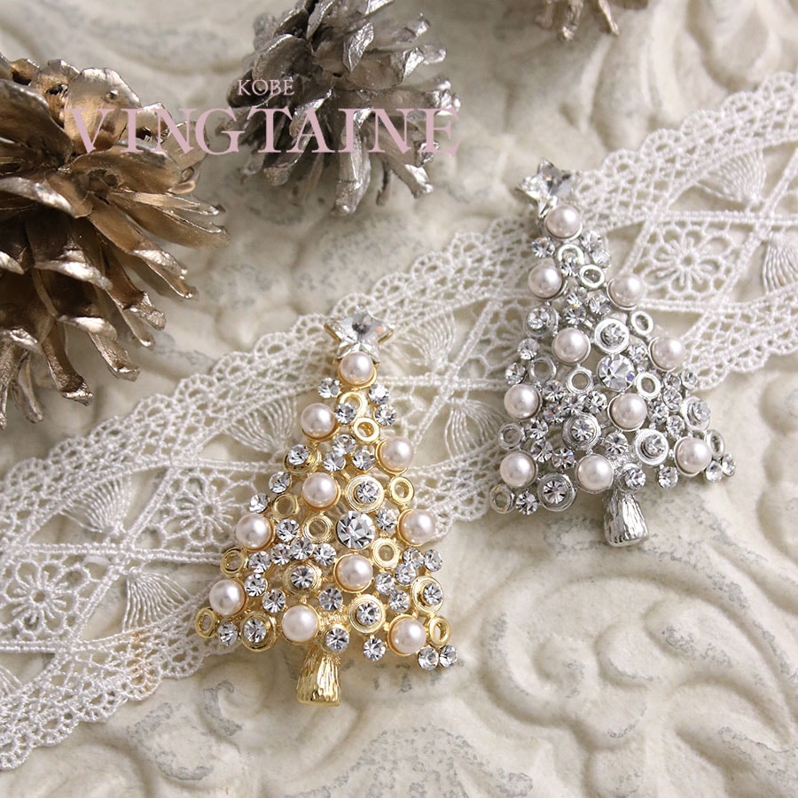 クリスマスツリーブローチ BC-145 | ブローチ | ヴァンテーヌ