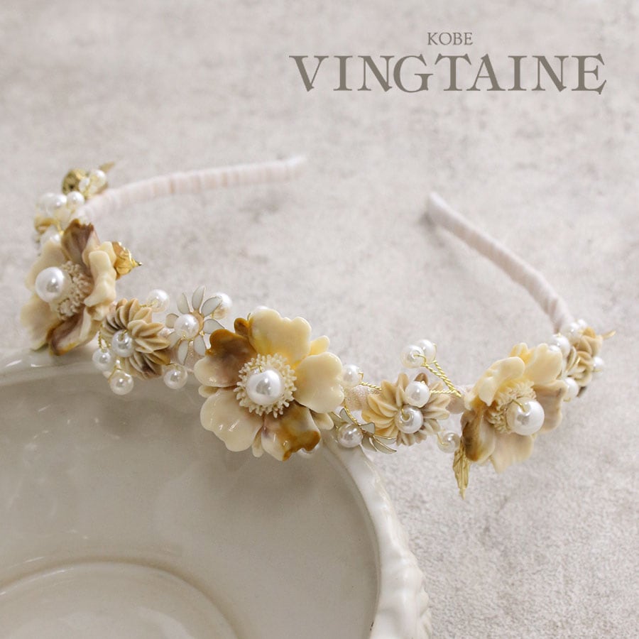 ニュアンスフラワーカチューシャ HK-296【ネコポス不可】 | ヘア