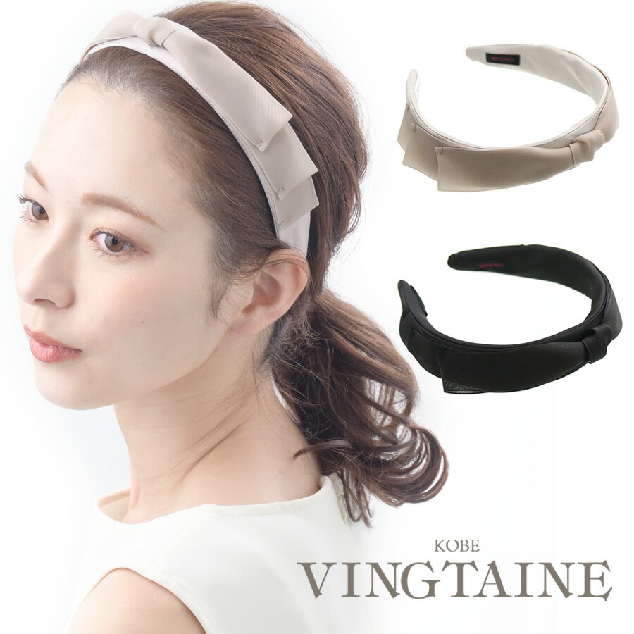 オーガンジーセンターリボンカチューシャ HK-339 | ヘアアクセサリー