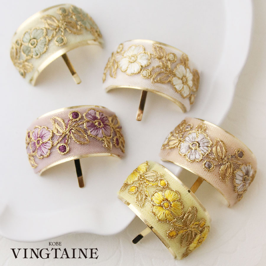 インド刺繍ポニーフック H7775 | ヘアアクセサリー,ヘアゴム