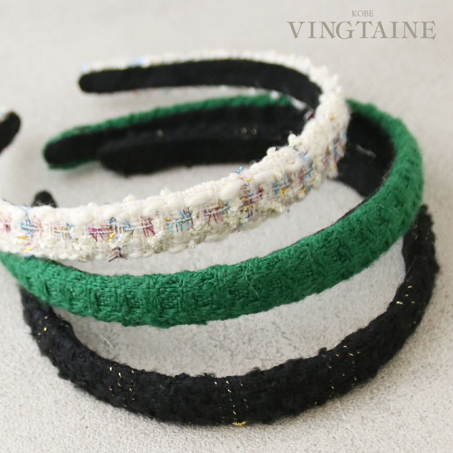 ツイードカチューシャ HK-342 | ヘアアクセサリー,カチューシャ