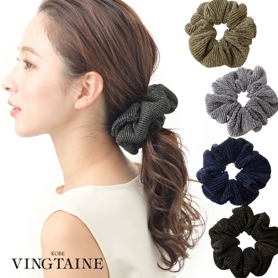 ◇SALE◇ラメシュシュ HS-198 | ヘアアクセサリー,シュシュ