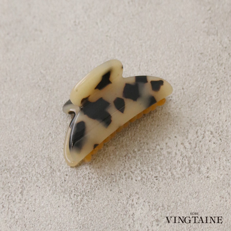 べっ甲風 ヘアクリップ 中型 6本爪 べっ甲風 ヘアクリップ 中型 6本爪