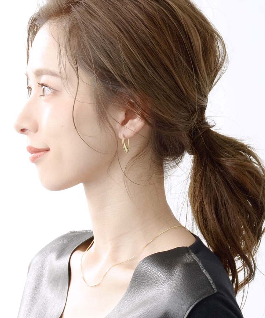 Silver925 K18�����ƥ��� �ɥ��åץեå��ԥ��� SVP055 