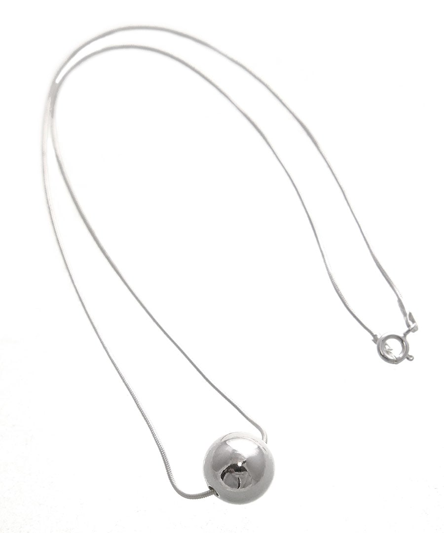 Silver925 �ܡ���ȥåץͥå��쥹 ��1.2cm�� SVC167