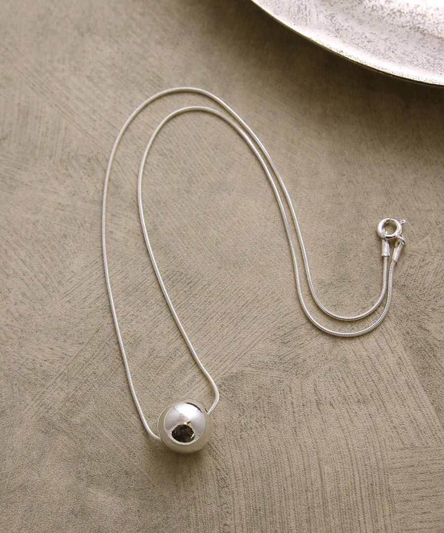 Silver925 �ܡ���ȥåץͥå��쥹 ��1.2cm�� SVC167